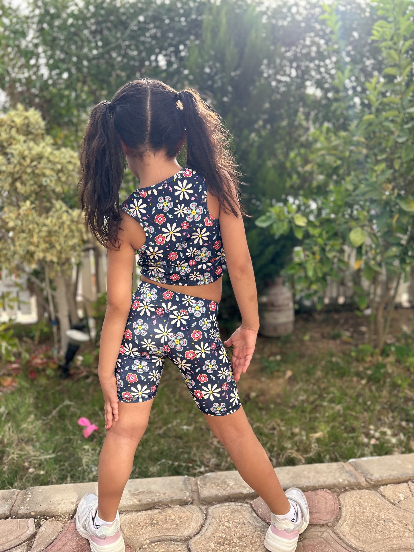 Floral Sporty Crop Top