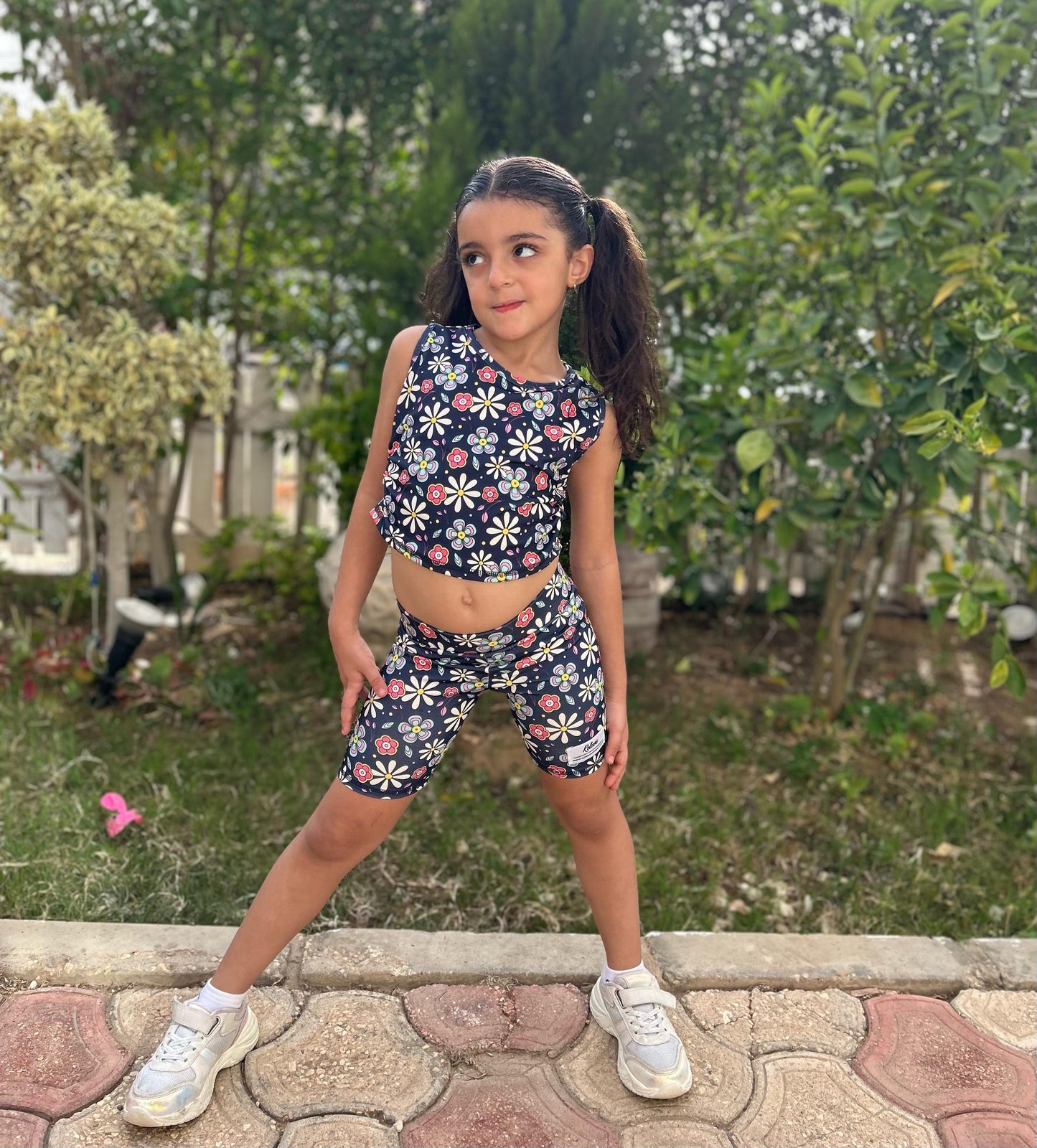 Floral Sporty Crop Top