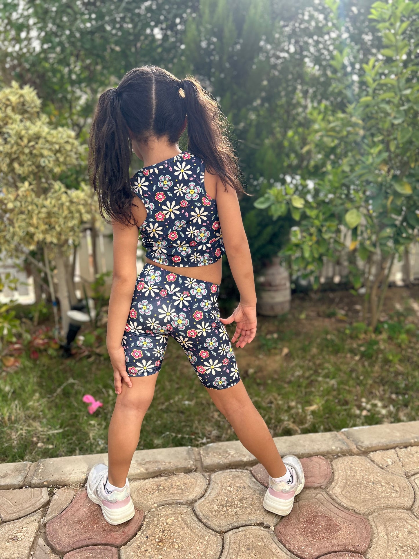 Floral Comfy Biker Shorts