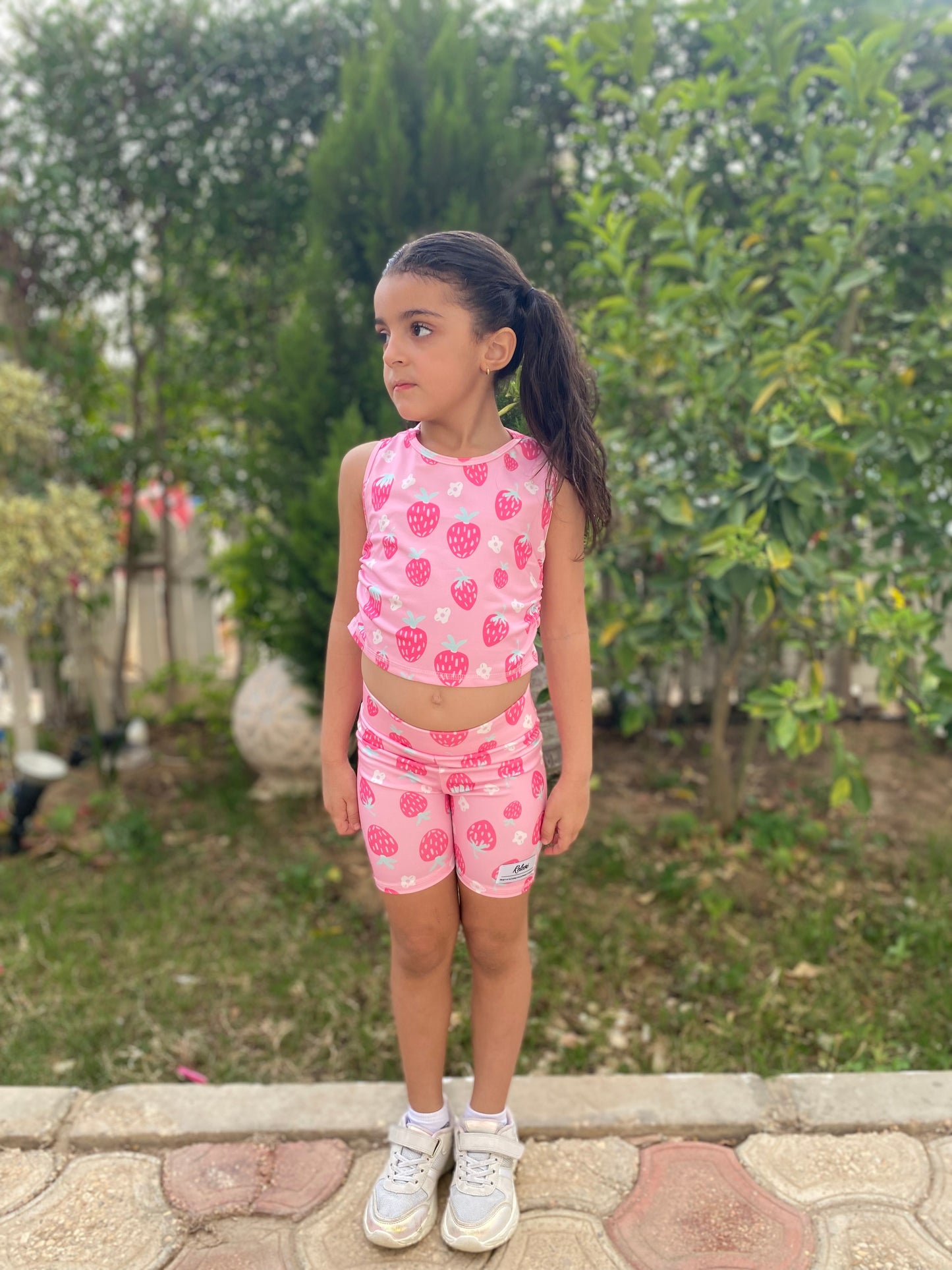 Strawberry Comfy Biker Shorts