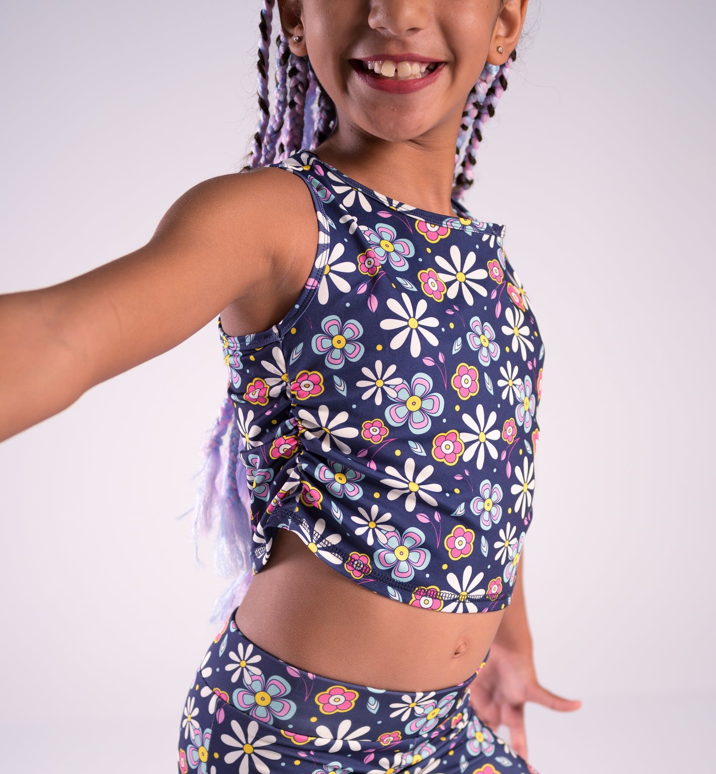 Floral Sporty Crop Top
