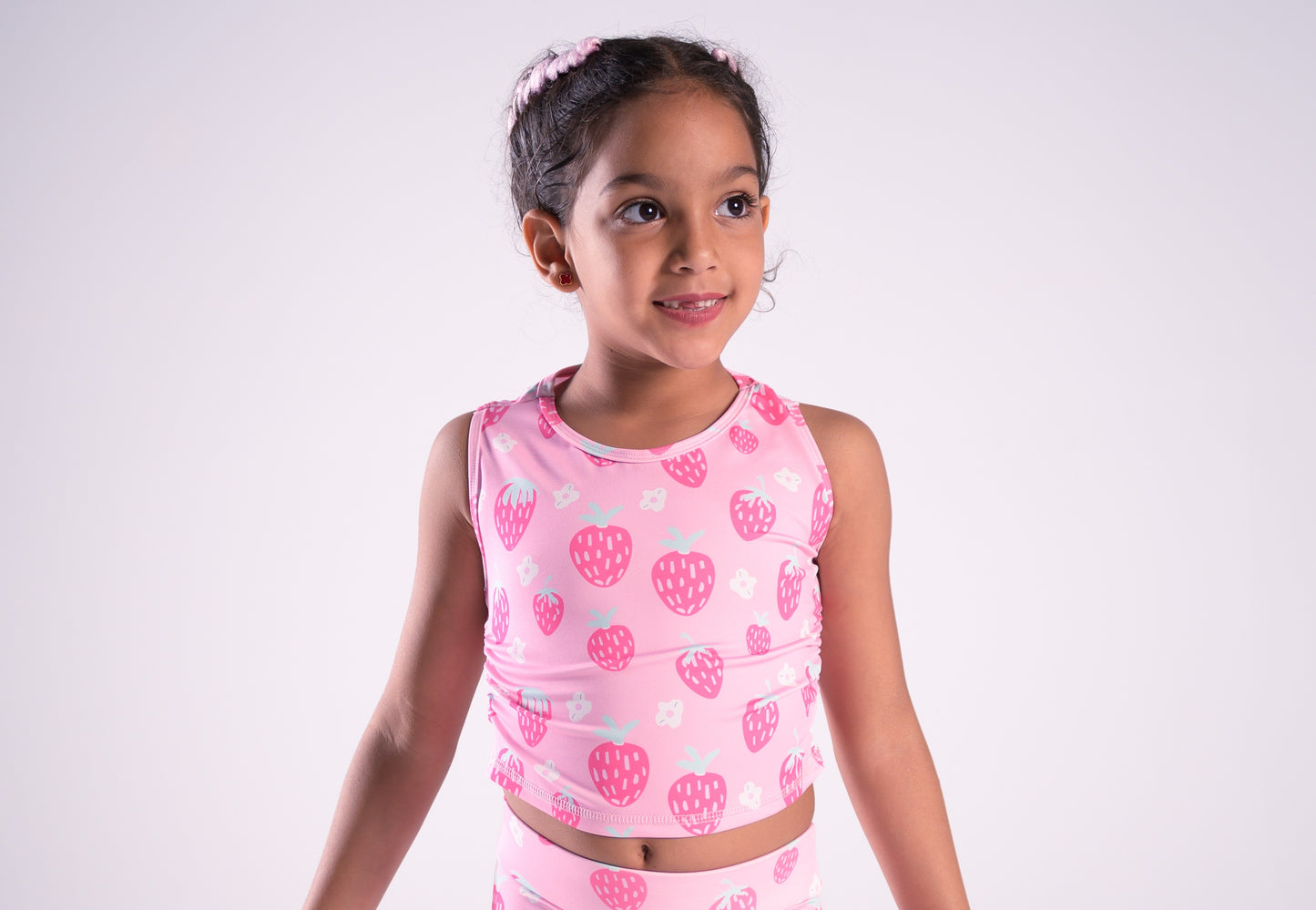 Strawberry Sporty Crop Top